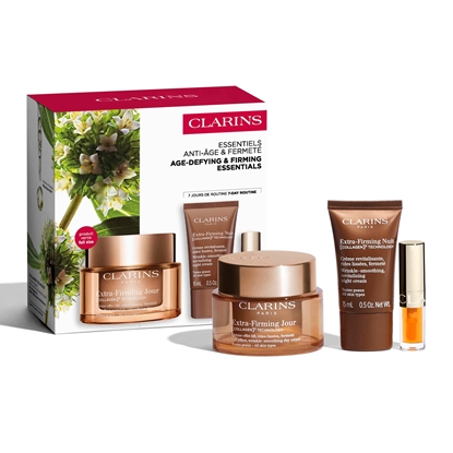 CLARINS SET EXTRAFIRMING DAYNIGHT CREAM  LIP OIL